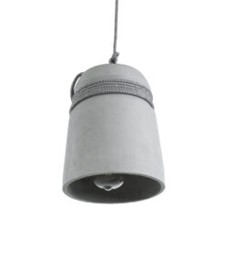 GLOBOSTAR® TRIBECA 01321 Μοντέρνο Κρεμαστό Φωτιστικό Οροφής με Ντουί 1 x E27 AC 220-240V IP20 - Γκρι & Μαύρο - Μ20 x Π20 x Υ26cm 14 01321 6