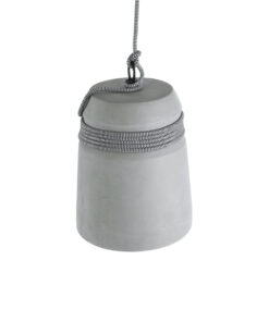 GLOBOSTAR® TRIBECA 01321 Μοντέρνο Κρεμαστό Φωτιστικό Οροφής με Ντουί 1 x E27 AC 220-240V IP20 - Γκρι & Μαύρο - Μ20 x Π20 x Υ26cm 15 01321 7