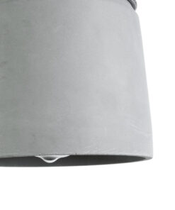 GLOBOSTAR® TRIBECA 01321 Μοντέρνο Κρεμαστό Φωτιστικό Οροφής με Ντουί 1 x E27 AC 220-240V IP20 - Γκρι & Μαύρο - Μ20 x Π20 x Υ26cm 17 01321 9