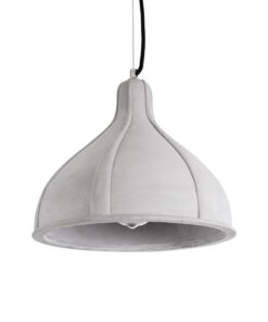 GloboStar® GLOBOSTAR® TRIBECA 01326 Μοντέρνο Κρεμαστό Φωτιστικό Οροφής με Ντουί 1 x E27 AC 220-240V IP20 - Γκρι - Μ30 x Π30 x Υ27cm