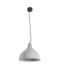 GLOBOSTAR® TRIBECA 01326 Μοντέρνο Κρεμαστό Φωτιστικό Οροφής με Ντουί 1 x E27 AC 220-240V IP20 - Γκρι - Μ30 x Π30 x Υ27cm 13 01326 4