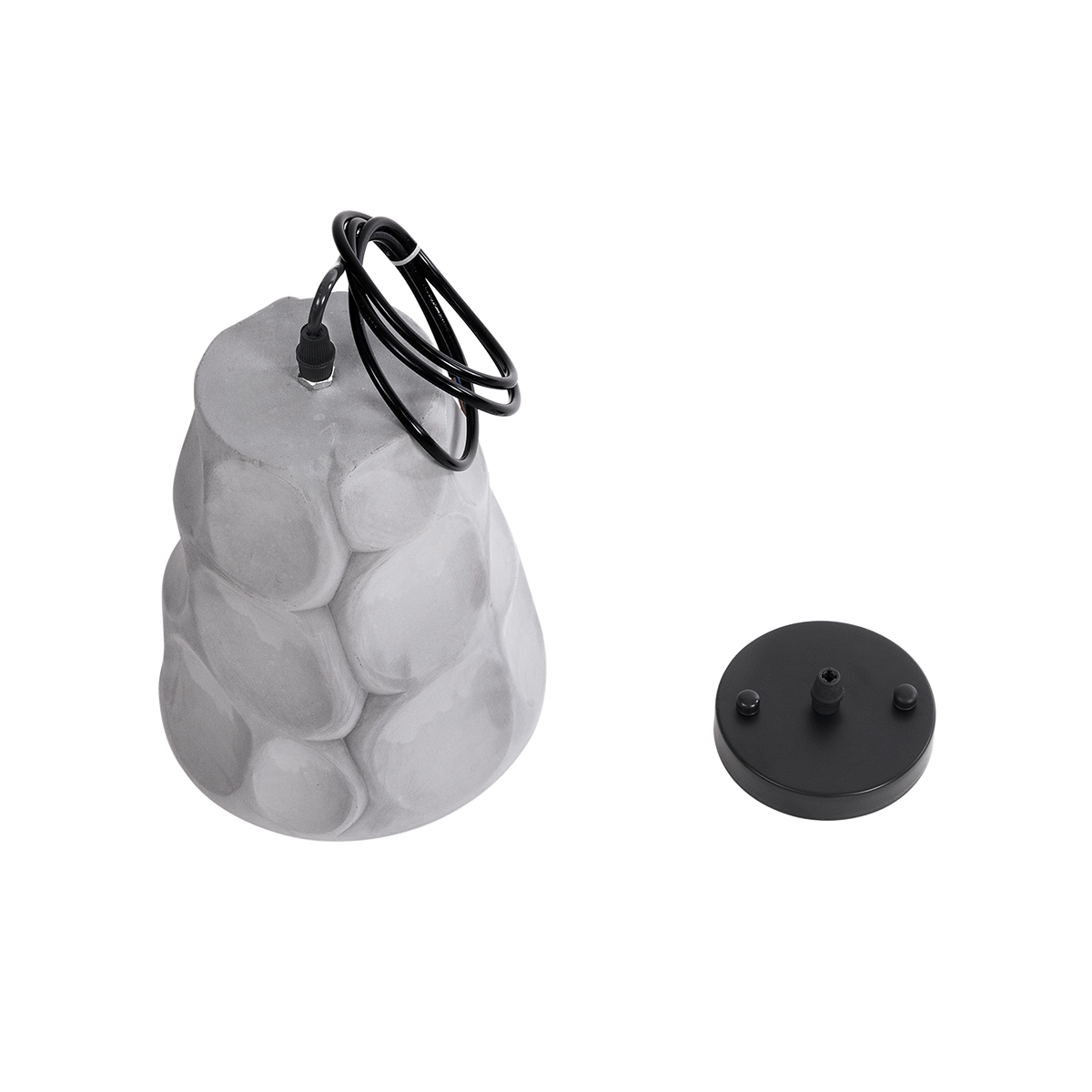 GLOBOSTAR® TRIBECA 01327 Μοντέρνο Κρεμαστό Φωτιστικό Οροφής με Ντουί 1 x E27 AC 220-240V IP20 - Γκρι - Μ18 x Π18 x Υ23cm 11 GLOBOSTAR® TRIBECA 01327 Μοντέρνο Κρεμαστό Φωτιστικό Οροφής με Ντουί 1 x E27 AC 220-240V IP20 - Γκρι - Μ18 x Π18 x Υ23cm - Image 9