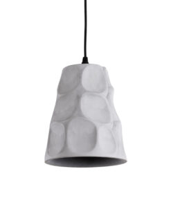 GloboStar® GLOBOSTAR® TRIBECA 01327 Μοντέρνο Κρεμαστό Φωτιστικό Οροφής με Ντουί 1 x E27 AC 220-240V IP20 - Γκρι - Μ18 x Π18 x Υ23cm