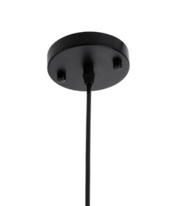 GLOBOSTAR® TRIBECA 01327 Μοντέρνο Κρεμαστό Φωτιστικό Οροφής με Ντουί 1 x E27 AC 220-240V IP20 - Γκρι - Μ18 x Π18 x Υ23cm 18 01327 9