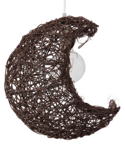 Alternative view of GLOBOSTAR® CRESCENT 01330 Vintage Κρεμαστό Φωτιστικό Οροφής με Ντουί 1 x E27 AC 220-240V IP20 - Καφέ - Μ30 x Π20 x Υ35cm