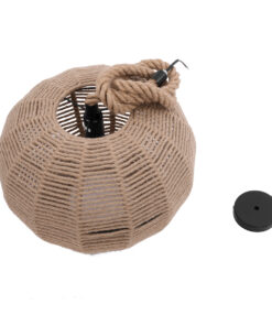 GLOBOSTAR® MANDALA 01331 Vintage Κρεμαστό Φωτιστικό Οροφής με Ντουί 1 x E27 AC 220-240V IP20 - Μπεζ - Μ40 x Π40 x Υ33cm 25 01331 12