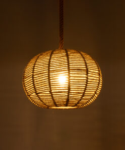 GLOBOSTAR® MANDALA 01331 Vintage Κρεμαστό Φωτιστικό Οροφής με Ντουί 1 x E27 AC 220-240V IP20 - Μπεζ - Μ40 x Π40 x Υ33cm 16 01331 3