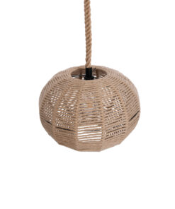 GLOBOSTAR® MANDALA 01331 Vintage Κρεμαστό Φωτιστικό Οροφής με Ντουί 1 x E27 AC 220-240V IP20 - Μπεζ - Μ40 x Π40 x Υ33cm 20 01331 7