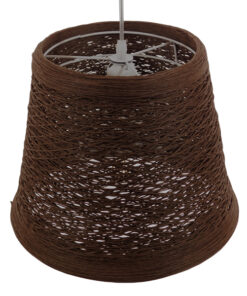 GLOBOSTAR® PLAYROOM 01333 Vintage Κρεμαστό Φωτιστικό Οροφής με Ντουί 1 x E27 AC 220-240V IP20 - Καφέ - Μ32 x Π32 x Υ27cm 9 01333 3