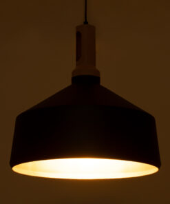 Alternative view of GLOBOSTAR® CALYPSO 01334-B Μοντέρνο Κρεμαστό Φωτιστικό Οροφής με Ντουί 1 x E27 AC 220-240V IP20 - Μαύρο, Χρυσό & Μπεζ - Μ36 x Π36 x Υ35cm