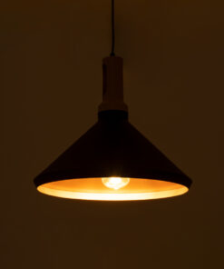 Alternative view of GLOBOSTAR® CALYPSO 01334 Μοντέρνο Κρεμαστό Φωτιστικό Οροφής με Ντουί 3 x E27 AC 220-240V IP20 - Μαύρο, Χρυσό & Μπεζ - Μ110 x Π110 x Υ35cm - Σετ 3 Τεμαχίων