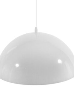 GLOBOSTAR® LUNE 01339 Μοντέρνο Κρεμαστό Φωτιστικό Οροφής με Ντουί 1 x E27 AC 220-240V IP20 - Λευκό & Χρυσό - Μ40 x Π40 x Υ20cm 10 01339 4