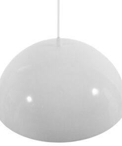 GLOBOSTAR® LUNE 01339 Μοντέρνο Κρεμαστό Φωτιστικό Οροφής με Ντουί 1 x E27 AC 220-240V IP20 - Λευκό & Χρυσό - Μ40 x Π40 x Υ20cm 12 01339 6
