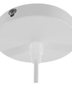 GLOBOSTAR® LUNE 01339 Μοντέρνο Κρεμαστό Φωτιστικό Οροφής με Ντουί 1 x E27 AC 220-240V IP20 - Λευκό & Χρυσό - Μ40 x Π40 x Υ20cm 13 01339 7