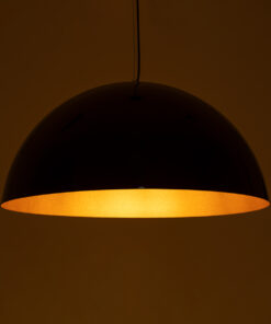 Alternative view of GLOBOSTAR® DIADEMA 01342 Μοντέρνο Κρεμαστό Φωτιστικό Οροφής με Ντουί 1 x E27 AC 220-240V IP20 - Μαύρο & Χρυσό - Μ60 x Π60 x Υ30cm