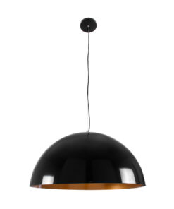 GLOBOSTAR® DIADEMA 01342 Μοντέρνο Κρεμαστό Φωτιστικό Οροφής με Ντουί 1 x E27 AC 220-240V IP20 - Μαύρο & Χρυσό - Μ60 x Π60 x Υ30cm 14 01342 3