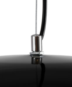 GLOBOSTAR® DIADEMA 01342 Μοντέρνο Κρεμαστό Φωτιστικό Οροφής με Ντουί 1 x E27 AC 220-240V IP20 - Μαύρο & Χρυσό - Μ60 x Π60 x Υ30cm 18 01342 7