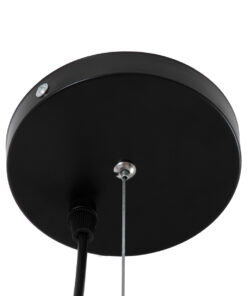 GLOBOSTAR® DIADEMA 01342 Μοντέρνο Κρεμαστό Φωτιστικό Οροφής με Ντουί 1 x E27 AC 220-240V IP20 - Μαύρο & Χρυσό - Μ60 x Π60 x Υ30cm 20 01342 9