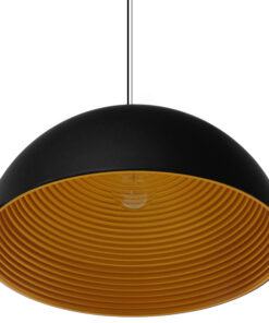 Alternative view of GLOBOSTAR® MEDEA 01344 Μοντέρνο Κρεμαστό Φωτιστικό Οροφής με Ντουί 1 x E27 AC 220-240V IP20 - Μαύρο & Χρυσό - Μ60 x Π60 x Υ30cm