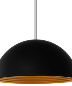 GLOBOSTAR® MEDEA 01344 Μοντέρνο Κρεμαστό Φωτιστικό Οροφής με Ντουί 1 x E27 AC 220-240V IP20 - Μαύρο & Χρυσό - Μ60 x Π60 x Υ30cm 13 01344 6