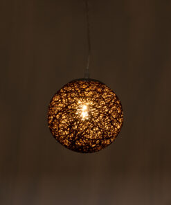 Alternative view of GLOBOSTAR® OCEANA 01354 Boho Κρεμαστό Φωτιστικό Οροφής με Ντουί 1 x E27 AC 220-240V IP20 - Καφέ - Μ20 x Π20 x Υ20cm