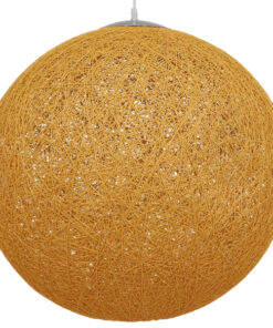 Alternative view of GLOBOSTAR® OCEANA 01361 Boho Κρεμαστό Φωτιστικό Οροφής με Ντουί 1 x E27 AC 220-240V IP20 - Μπεζ & Χρυσό - Μ60 x Π60 x Υ60cm