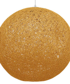 GLOBOSTAR® OCEANA 01361 Boho Κρεμαστό Φωτιστικό Οροφής με Ντουί 1 x E27 AC 220-240V IP20 - Μπεζ & Χρυσό - Μ60 x Π60 x Υ60cm 11 01361 5 5