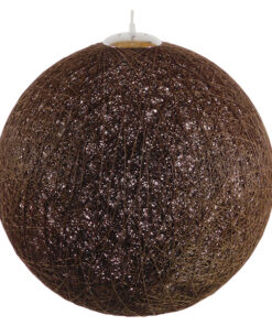 Alternative view of GLOBOSTAR® OCEANA 01362 Boho Κρεμαστό Φωτιστικό Οροφής με Ντουί 1 x E27 AC 220-240V IP20 - Καφέ - Μ60 x Π60 x Υ60cm