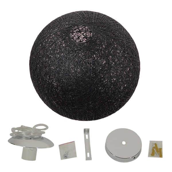 GLOBOSTAR® OCEANA 01364 Boho Κρεμαστό Φωτιστικό Οροφής με Ντουί 1 x E27 AC 220-240V IP20 - Μαύρο - Μ60 x Π60 x Υ60cm 8 GLOBOSTAR® OCEANA 01364 Boho Κρεμαστό Φωτιστικό Οροφής με Ντουί 1 x E27 AC 220-240V IP20 - Μαύρο - Μ60 x Π60 x Υ60cm - Image 6