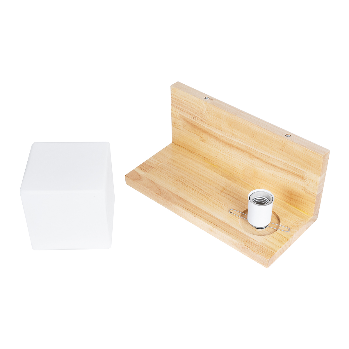 GloboStar® AMITY 01366 Μοντέρνο Επιτοίχιο Φωτιστικό Απλίκα Μονόφωτο 1 x E27 IP20 Μπεζ Ξύλο με Λευκό Γυαλί - Μ30 x Π14.5 x Υ15cm 12 GloboStar® AMITY 01366 Μοντέρνο Επιτοίχιο Φωτιστικό Απλίκα Μονόφωτο 1 x E27 IP20 Μπεζ Ξύλο με Λευκό Γυαλί - Μ30 x Π14.5 x Υ15cm - Image 10