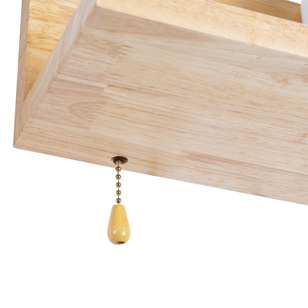 GloboStar® AMITY 01366 Μοντέρνο Επιτοίχιο Φωτιστικό Απλίκα Μονόφωτο 1 x E27 IP20 Μπεζ Ξύλο με Λευκό Γυαλί - Μ30 x Π14.5 x Υ15cm 10 GloboStar® AMITY 01366 Μοντέρνο Επιτοίχιο Φωτιστικό Απλίκα Μονόφωτο 1 x E27 IP20 Μπεζ Ξύλο με Λευκό Γυαλί - Μ30 x Π14.5 x Υ15cm - Image 8