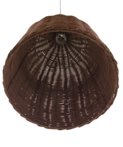 GLOBOSTAR® BAHAMAS 01367 Boho Κρεμαστό Φωτιστικό Οροφής με Ντουί 1 x E27 AC 220-240V IP20 - Καφέ - Μ30 x Π30 x Υ40cm 10 01367 5