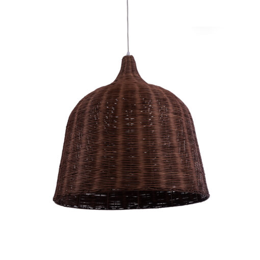 GloboStar® GLOBOSTAR® BAHAMAS 01369 Boho Κρεμαστό Φωτιστικό Οροφής με Ντουί 1 x E27 AC 220-240V IP20 - Καφέ - Μ60 x Π60 x Υ60cm