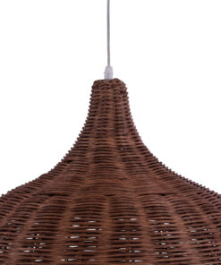 GLOBOSTAR® BAHAMAS 01369 Boho Κρεμαστό Φωτιστικό Οροφής με Ντουί 1 x E27 AC 220-240V IP20 - Καφέ - Μ60 x Π60 x Υ60cm 19 01369 9