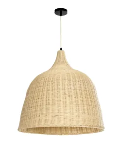 GLOBOSTAR® BAHAMAS 01370 Boho Κρεμαστό Φωτιστικό Οροφής με Ντουί 1 x E27 AC 220-240V IP20 - Μπεζ - Μ60 x Π60 x Υ60cm 14 01370 3