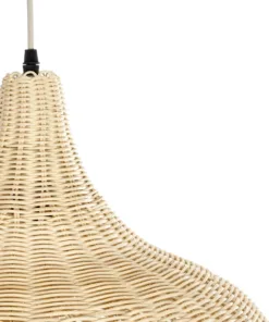 GLOBOSTAR® BAHAMAS 01370 Boho Κρεμαστό Φωτιστικό Οροφής με Ντουί 1 x E27 AC 220-240V IP20 - Μπεζ - Μ60 x Π60 x Υ60cm 18 01370 7