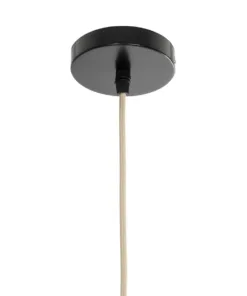 GLOBOSTAR® BAHAMAS 01370 Boho Κρεμαστό Φωτιστικό Οροφής με Ντουί 1 x E27 AC 220-240V IP20 - Μπεζ - Μ60 x Π60 x Υ60cm 20 01370 9