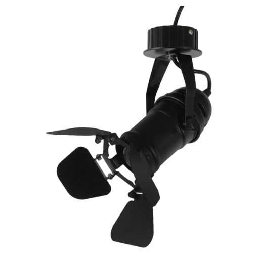 GloboStar® GLOBOSTAR® BROADWAY 01371 Vintage Φωτιστικό Οροφής με Ντουί 1 x E27 AC 220-240V IP20 - Μαύρο - Μ20 x Π20 x Υ27.5cm