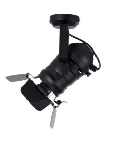 GLOBOSTAR® DETROIT 01372 Vintage Φωτιστικό Οροφής με Ντουί 1 x E27 AC 220-240V IP20 - Μαύρο - Μ26 x Π26 x Υ37cm 30 01372 10