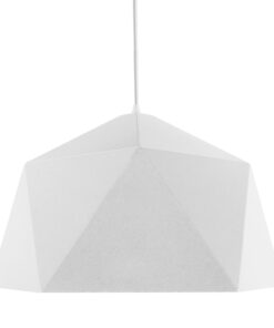 Alternative view of GLOBOSTAR® HEXAGON 01378 Μοντέρνο Κρεμαστό Φωτιστικό Οροφής με Ντουί 1 x E27 AC 220-240V IP20 - Λευκό & Χρυσό - Μ46 x Π46 x Y25cm