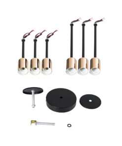 GloboStar® OLINDA 01384 Μοντέρνο Φωτιστικό Οροφής Πλέγμα Πολύφωτο 6 x E27 IP20 Μαύρο & Χάλκινο Μέταλλο - Μ60 x Π60 x Υ20cm 19 01384 10