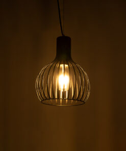 Alternative view of GLOBOSTAR® SCANDI 01386 Vintage Κρεμαστό Φωτιστικό Οροφής με Ντουί 1 x E27 AC 220-240V IP20 - Μαύρο - Μ23 x Π23 x Υ30cm