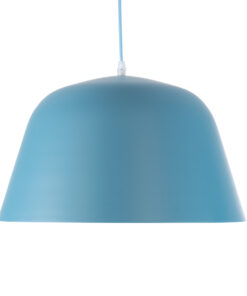 GLOBOSTAR® UPVALE 01286 Μοντέρνο Κρεμαστό Φωτιστικό Οροφής με Ντουί 1 x E27 AC 220-240V IP20 - Γαλάζιο & Λευκό - Μ40 x Π40 x Υ24cm 14 01386 4