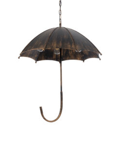 GloboStar® GLOBOSTAR® UMBRELLA 01406 Vintage Κρεμαστό Φωτιστικό Οροφής με Ντουί 5 x E27 AC 220-240V IP20 - Χάλκινο - Μ60 x Π60 x Y65cm