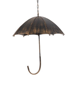 GLOBOSTAR® UMBRELLA 01406 Vintage Κρεμαστό Φωτιστικό Οροφής με Ντουί 5 x E27 AC 220-240V IP20 - Χάλκινο - Μ60 x Π60 x Y65cm 17 01406 5