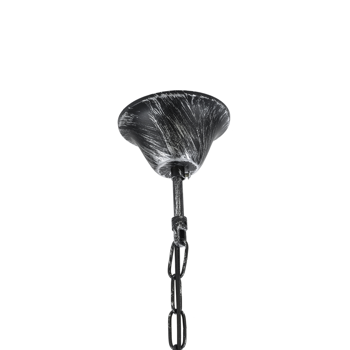 GLOBOSTAR® UMBRELLA 01407 Vintage Κρεμαστό Φωτιστικό Οροφής με Ντουί 5 x E27 AC 220-240V IP20 - Ασημί - Μ60 x Π60 x Y65cm 12 GLOBOSTAR® UMBRELLA 01407 Vintage Κρεμαστό Φωτιστικό Οροφής με Ντουί 5 x E27 AC 220-240V IP20 - Ασημί - Μ60 x Π60 x Y65cm - Image 10