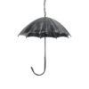 GloboStar® GLOBOSTAR® UMBRELLA 01407 Vintage Κρεμαστό Φωτιστικό Οροφής με Ντουί 5 x E27 AC 220-240V IP20 - Ασημί - Μ60 x Π60 x Y65cm