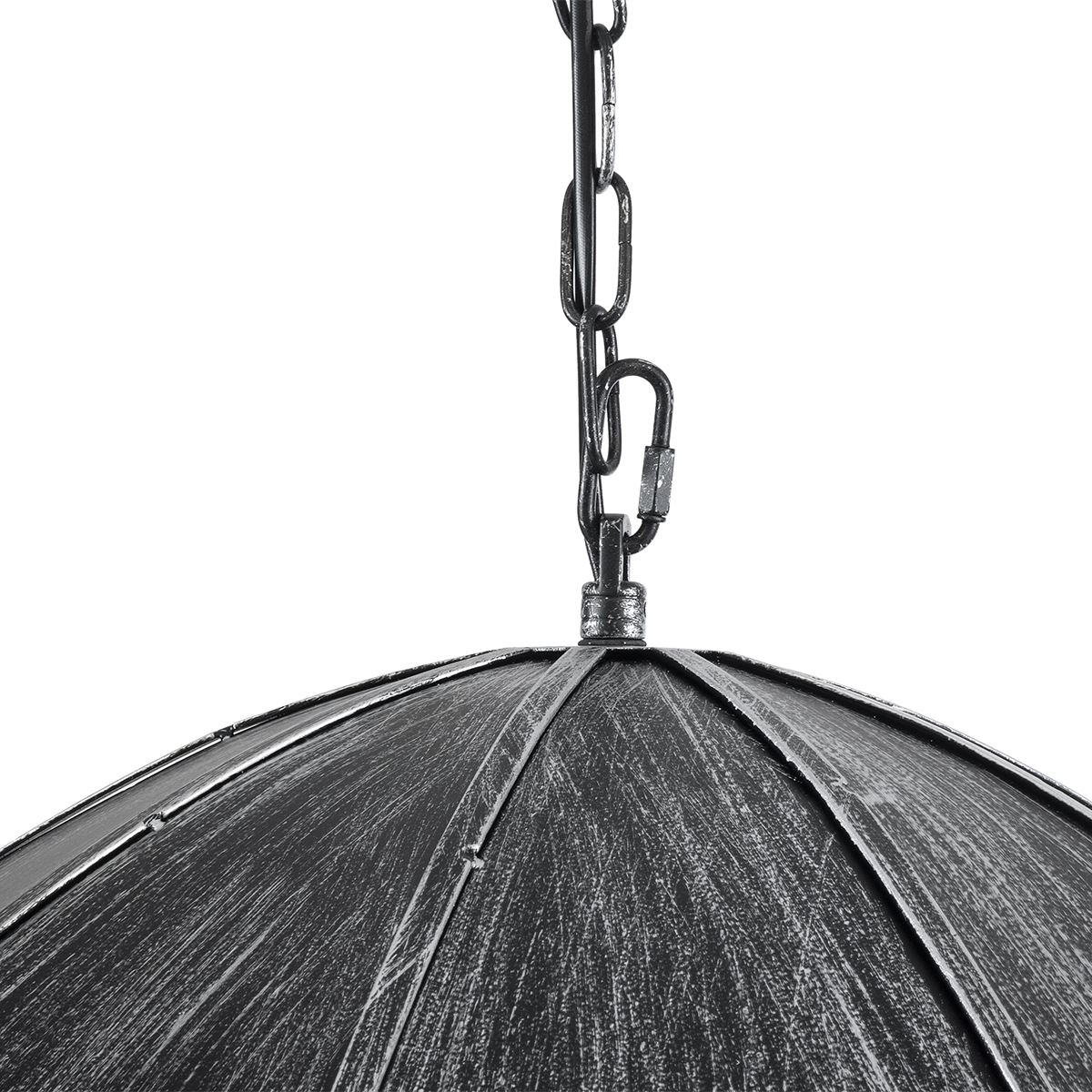 GLOBOSTAR® UMBRELLA 01407 Vintage Κρεμαστό Φωτιστικό Οροφής με Ντουί 5 x E27 AC 220-240V IP20 - Ασημί - Μ60 x Π60 x Y65cm 9 GLOBOSTAR® UMBRELLA 01407 Vintage Κρεμαστό Φωτιστικό Οροφής με Ντουί 5 x E27 AC 220-240V IP20 - Ασημί - Μ60 x Π60 x Y65cm - Image 7