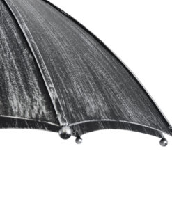 GLOBOSTAR® UMBRELLA 01407 Vintage Κρεμαστό Φωτιστικό Οροφής με Ντουί 5 x E27 AC 220-240V IP20 - Ασημί - Μ60 x Π60 x Y65cm 20 01407 9
