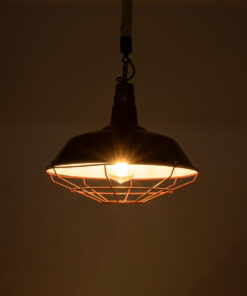 Alternative view of GLOBOSTAR® CRANE 01410 Vintage Κρεμαστό Φωτιστικό Οροφής με Ντουί 1 x E27 AC 220-240V IP20 - Μπορντό & Μπεζ - Μ36 x Π36 x Υ31cm